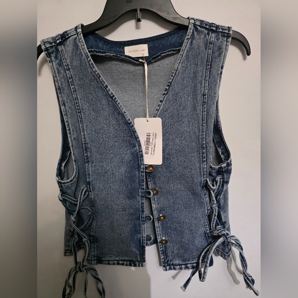 Western Lane Women's Denim Vest